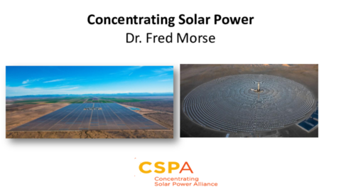 Webinar presentation by Dr. Fred Morse